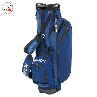Dunlop Golf SRIXON Carry Stand Bag 9.5inch Lightweight 2.6kg 4-way 2024 Men Navy - Image 1 of 4