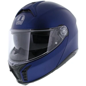 AGV Tourmodular Galassia, Modular Motorcycle Helmet Matt Blue, Insyde Cardo BT - Picture 1 of 14