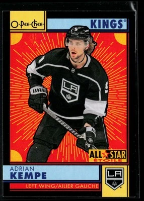 2022-23 O-Pee-Chee Retro Black #536 Adrian Kempe AS 085/100 - Image 1 of 2