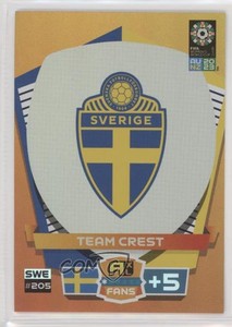 2023 Panini Adrenalyn XL FIFA Women's World Cup Team Crest Sweden #205