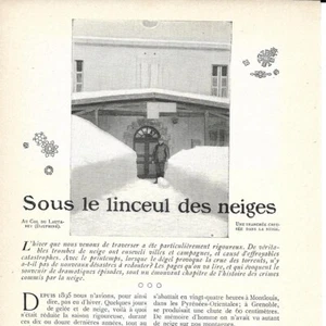 Sous le linceul des neiges - - Article de presse 1907 - Picture 1 of 4