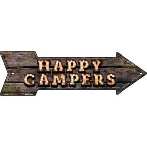 Happy Campers Lampadina Lettere 2,25"x8" Freccia Calamita Frigorifero Cucina - Foto 1 di 1