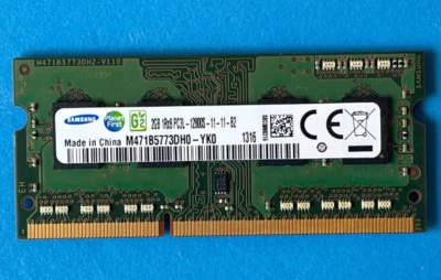 SAMSUNG 2GB PC3-12800S-11-11-B2 DDR3 SODIMM Memory RAM M471B5773DH0-YK0 - Image 1 of 2