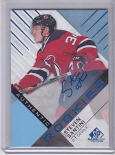 STEVEN SANTINI Autograph Rookie Card | 2016-17 SP Game Used Autographs Blue #175