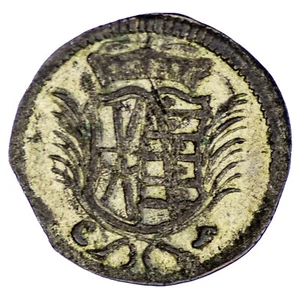 Monnaie Allemagne 1 pfennig 1682 Electorat de Saxe SUP - Billon  - Picture 1 of 2