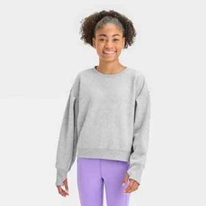 Girls' Fleece Pullover Sweatshirt - All In Motion XL (14) - Picture 1 of 1