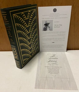 Franklin Library: SIGNED 1st The Last Thing He Wanted by Joan Didion Leather - Picture 1 of 15