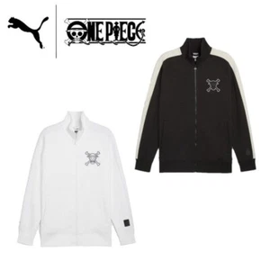 PUMA x One Piece T7 Track Jacket unisex Black White embroidery Limited from JPN - Picture 1 of 7