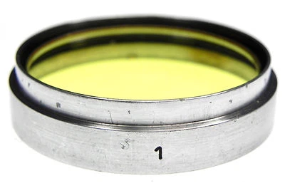 Leica Yellow 1 Filter for 5cm f1.5 Xenon   #1 ............ Rare !! - Image 1 of 4