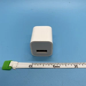 Apple 5W USB Genuine OEM Power Adapter Charger Mini Travel Cube A1385 Original - Picture 1 of 5