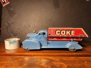 Marx 1940 Litho Coal Coke Dump Truck 12 Inch Long - Picture 1 of 15
