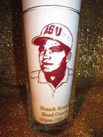 Frank Kush 1973 Arizona State Sun Devils ASU Football Team Glass Trophy Cover