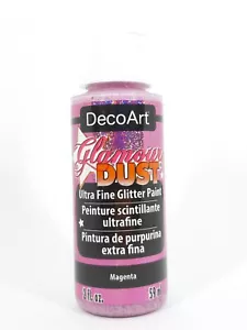 DecoArt Glamour Dust 59ml DGD16 Magenta glitzernde Acrylfarbe - Bild 1 von 1