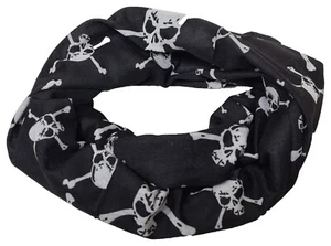 Loop Schal Skull Totenkopf - Rundschal Loopschal Schlauchschal Steampunk Gotik - Bild 1 von 2