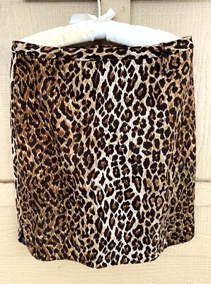 Vtg AUTHENTIC DOLCE & GABBANA LEOPARD PRINT COTTON MINI SKIRT 1990' size 30/44 - Image 1 of 4