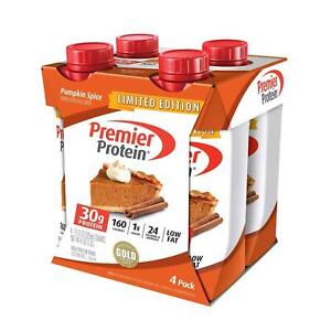 Premier Protein 30g Protein Shake, Pumpkin Spice, 11 Fl Oz, Pack of 4