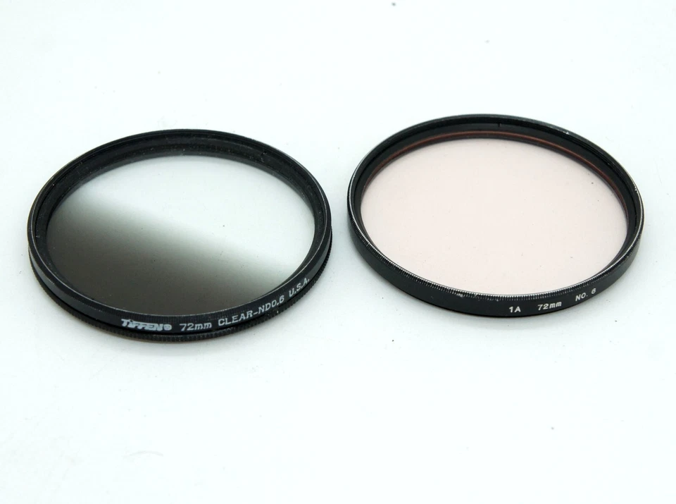 Set of 2 72 Filters mm SKYLIGHT 1A + Tiffen CLEAR - ND0.6 filter - Image 1 of 1