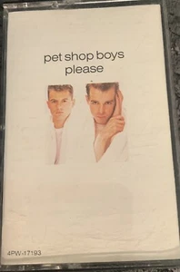 Pet Shop Boys- Please Cassette Tape RARE Synth-Pop Duo Debut Album 1986 TESTED** - Picture 1 of 5