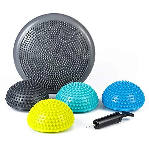 Strongtek Hedgehog Balance Pods With Hand Pump Stability Balance Trainer Dots 5