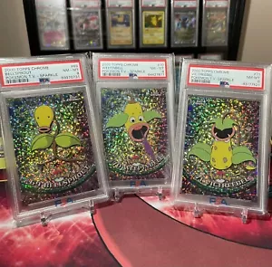 PSA 8 Pokemon Topps Chrome SPARKLE Bellsprout #69, Weepinbell #70, Victreebel 71 - Picture 1 of 5