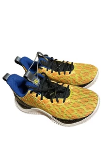 Under Armour GS Curry 10 Bang Bang Yellow Youth 3026294-701 Size 7 Y - Picture 1 of 10