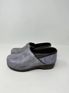 Dansko Women's Pro XP Moray Purple Leather Clogs Size EU38/ US7.5-8 - Picture 1 of 15