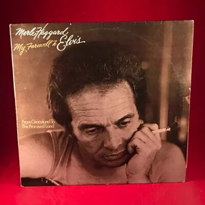 MERLE HAGGARD My Farewell To Elvis 1977 UK vinyl LP From Graceland Jordanaires - Picture 1 of 4