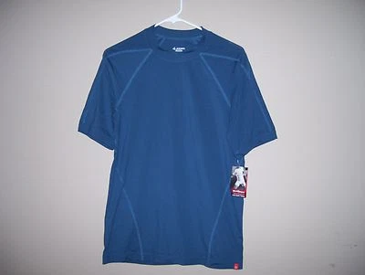 Jockey Mens Size L (42-44) New Blue Knit Stretch Top Short Sleeves  - Image 1 of 4