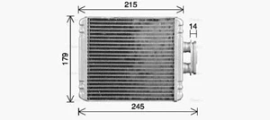 VN6434 AVA Heater FIT SKODA RAPID (2013) 1.2 MPI - Picture 1 of 1