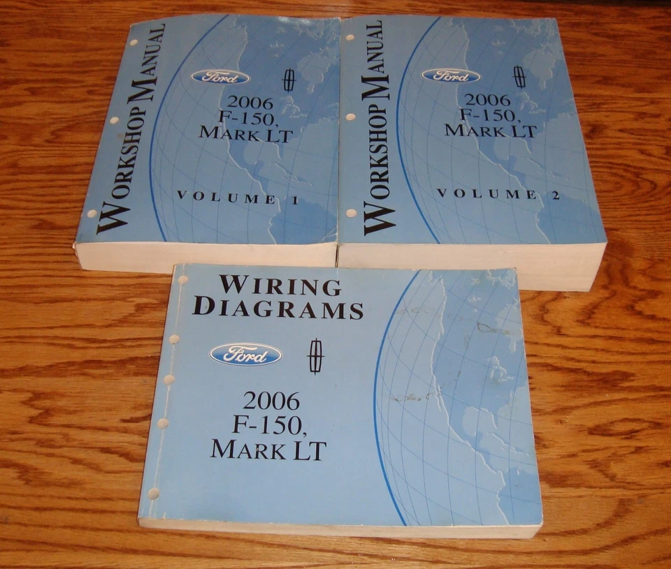 Ford F-150 Lincoln Mark LT 2006 manual de servicio de tienda 1 2 + juego de diagramas de cableado  Foto 1 de 1