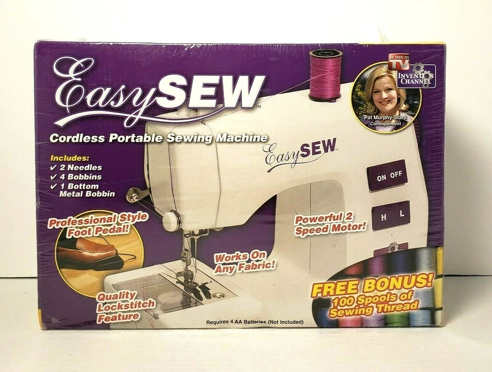 Easy Sew Cordless Portable Sewing Machine as Seen on TV Invention Channel