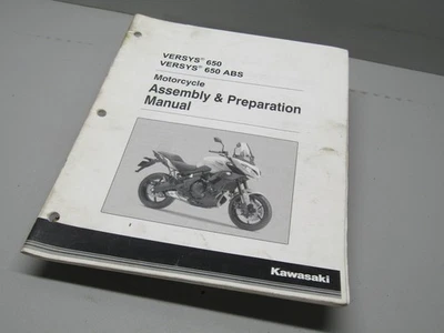Kawasaki Kle650 Versys 650 ABS motocicleta manual de montaje y preparación Foto 1 de 4