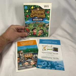 Animal Crossing City Folk (Wii, 2008) - **NO GIOCO INCLUSO** - SOLO CUSTODIA! - Foto 1 di 4