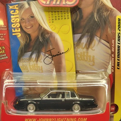 Johnny Lightning Calendar Cars 2008 Jessica '87 Buick Regal #3 Diecast 1/64  - Image 1 of 4