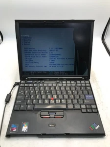 IBM ThinkPad X41 Intel Pentium M 1.5GHz 12" Laptop -BAD DISPLAY-MZ - Picture 1 of 7