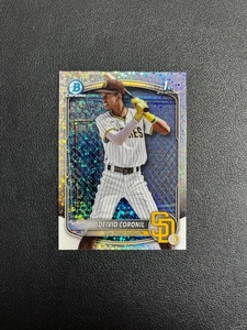 2025 Bowman Chrome #BCP-173 Deivid Coronil 1st Mini Diamond Refractor BJMO - Picture 1 of 4