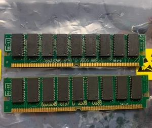 2x4mb (8mb Total) Match Pair IBM PS/2 65x6249 24F0306 FPM Parity Ram 72pin simms - Picture 1 of 2