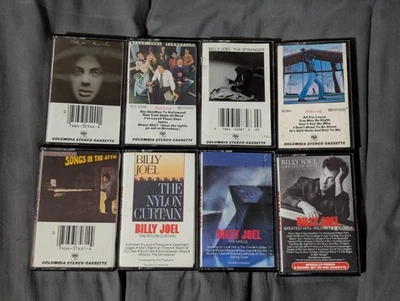 Billy Joel Cassette Mixed Assorted Lot of 8 - 70s/80s Singer-Songwriter Pop Rock - Image 1 of 4