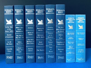 READERS DIGEST VINTAGE SET OF 8 TODAY’S BEST NONFICTION & BEST SELLERS - Picture 1 of 9