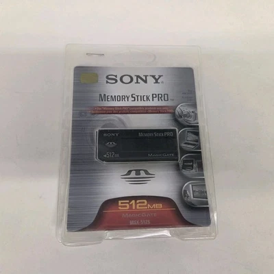 Sony 512MB Memory Stick Pro MSX-512S, New Sealed  - Image 1 of 4
