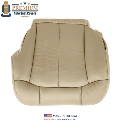 Cubierta de asiento inferior del conductor delantero neutral para Chevrolet Tahoe 2000-2002 de cuero sintético Foto 1 de 4