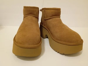Neu Damen 100 % authentisch UGG Classic Ultra Mini Plateau Kastanie Stiefel Größe 8 - Bild 1 von 8