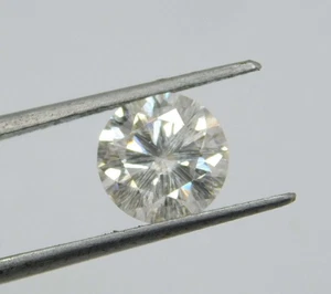Diamanti CVD coltivati in laboratorio 2,55 ct grado M 9 mm diamante tondo sfuso O-250 - Foto 1 di 6