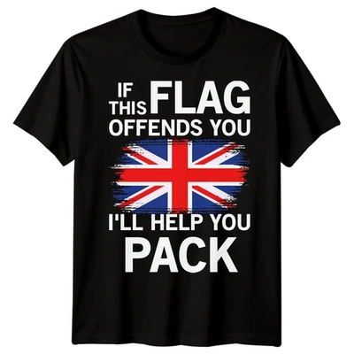 If This Flag Offends You Union Jack T-Shirt Patriotic Britain Tee Erwachsene & Kinder