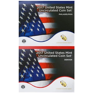 2017 US Stempelglanz Münzsatz Philadelphia und Denver Mint 20 Münzen - Bild 1 von 2