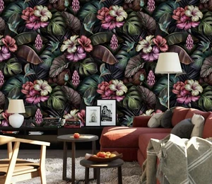 3D Geheimnisvolle Blumen I1886 Tapete Wandbild Selbstklebend Ablösbar Aufkleber Erin - Bild 1 von 11