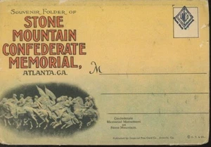 Souvenir Folder Stone Mountain Confederate Memorial Atlanta Georgia - Picture 1 of 2