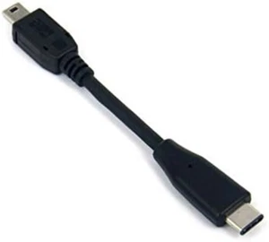 USB Type C 3.1 zu Mini USB Host Adapter OTG On The Go Host Kabel 10 cm in Schwar - Bild 1 von 2