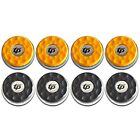 (Dia.58mm)2-1/4'' Shuffleboard Pucks, Matt surface Set of 8 Orange/Black