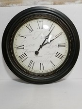 OVAL WALL CLOCK 